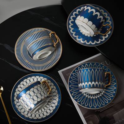 爱莉卡贝叶英伦小奢华咖啡杯碟