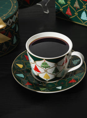 爱莉卡贝叶Erica Beyer 梦幻圣诞欧式复古下午茶咖啡杯 礼盒