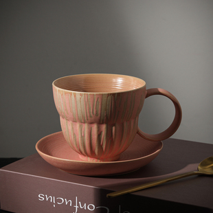 有田烧复古陶瓷马克杯 粉引日式 咖啡杯 Beyer 爱莉卡贝叶Erica