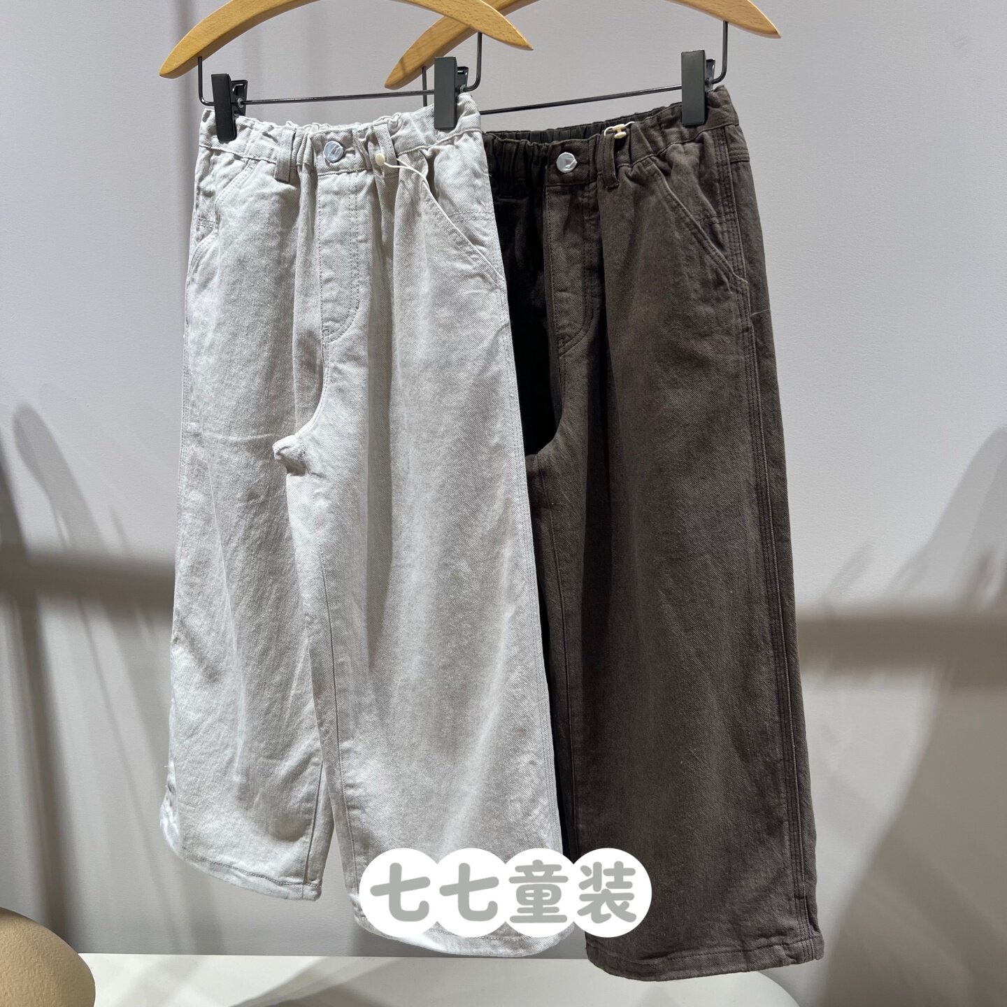 jnbybyjnby江南布衣童装宽松2026春男女童1Q2E13460长裤直筒裤