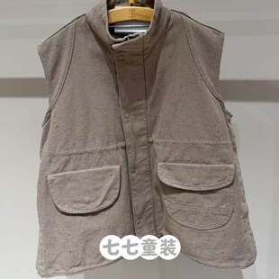 jnbybyjnby江南布衣童装2026春男女童1Q2512820马甲H型宽松无袖