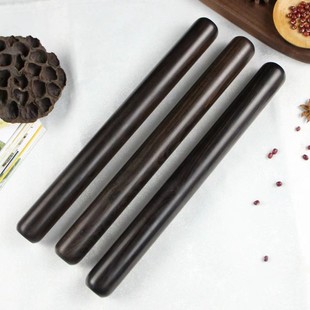 紫光檀擀面杖红木擀面棍实木棍子面条专用擀饼大饼擀面条沉水