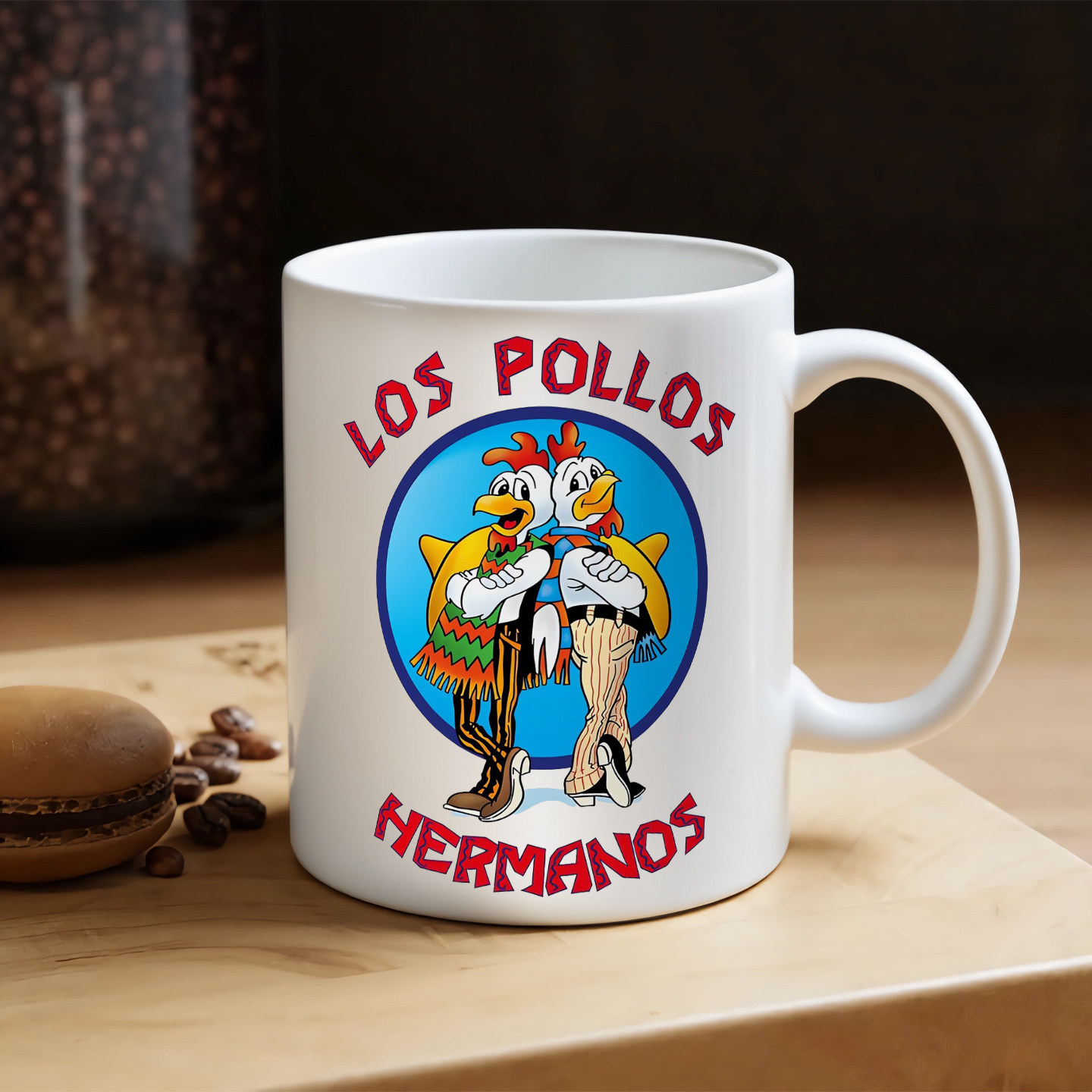 绝命毒师炸鸡店Los Pollos Hermanos陶瓷咖啡马克杯泡水杯子男女