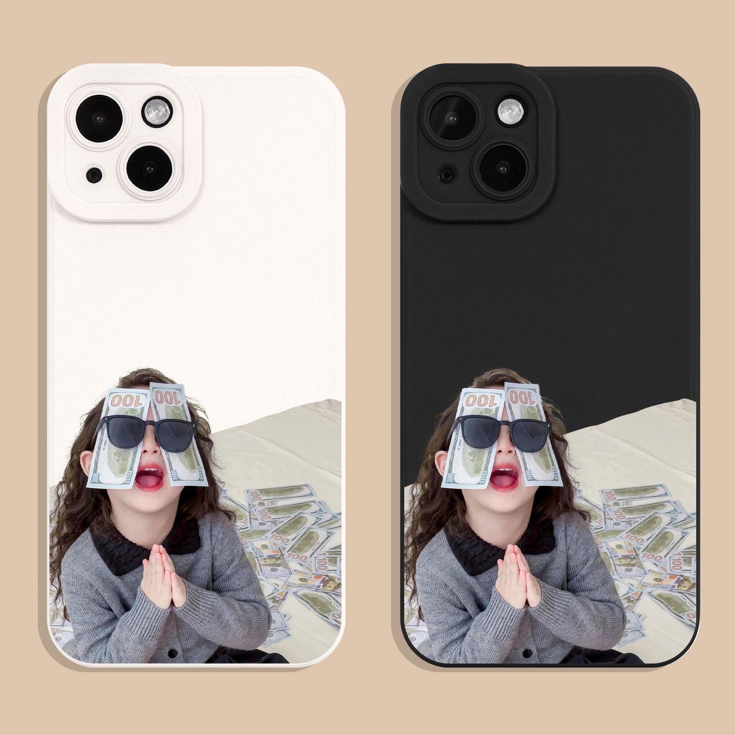来财女孩iPhone17手机壳苹果14pro max个性13创意12高级11保护套mini男女15防摔16硅胶se软简约7/8plus新款xr