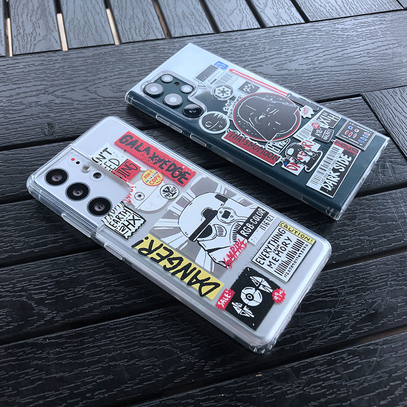 适用三星S21/S22U星球大战手机壳Note20U/10+潮牌软壳S20保护套男