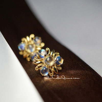 月光石原创复古incolor定制18k金