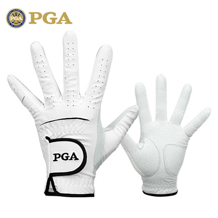 GOLF美国PGA 高尔夫手套 男士真皮手套 左右手 小羊皮27码加大码