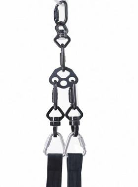 夜店杂技道具专用皮吊配件aerial straps高空中吊绳皮带双人lopp
