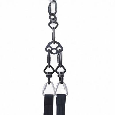 夜店高空杂技双人空中吊绳皮带