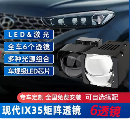 激光大灯透镜现代矩阵式