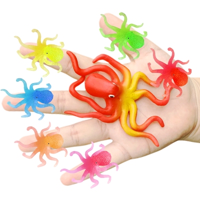 儿童玩具软胶章鱼套装大小号包邮