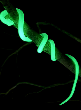 仿真蛇夜光蛇发光软胶蛇眼镜蛇整人恶搞吓人儿童玩具假蛇动物模型