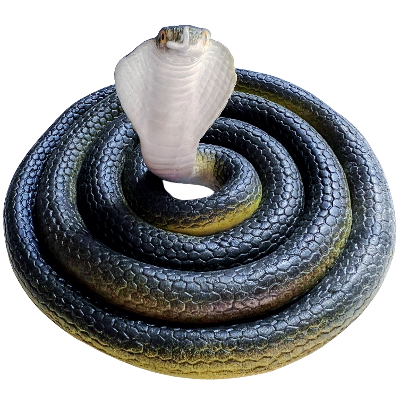 黑色软胶仿真蛇弹力眼镜蛇包邮