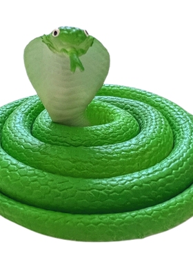 纯色软胶蛇仿真蛇儿童玩具蛇眼镜蛇可爱认知吓人恶搞假蛇动物模型