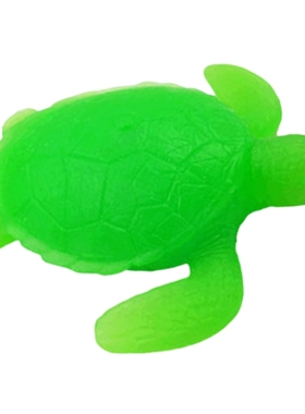 软胶仿真大金鱼龙虾螃蟹海龟套装绿色安全幼儿园儿童玩具动物模型