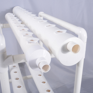 自制无土栽培设备 PVCU给水管配件水培种菜种瓜专用定植篮种植棉