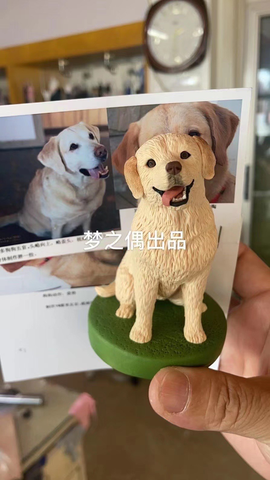 泥塑泥人真人定制捏人像diy玩偶软陶人偶公仔宠物礼物手办
