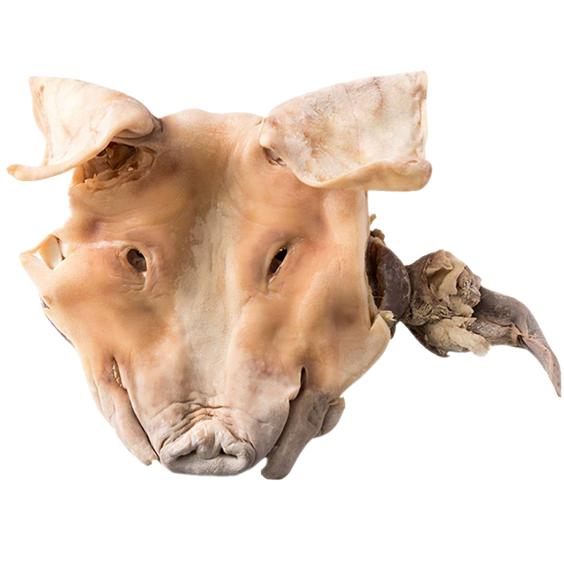 步凤咸猪头整只猪头6斤带耳带舌