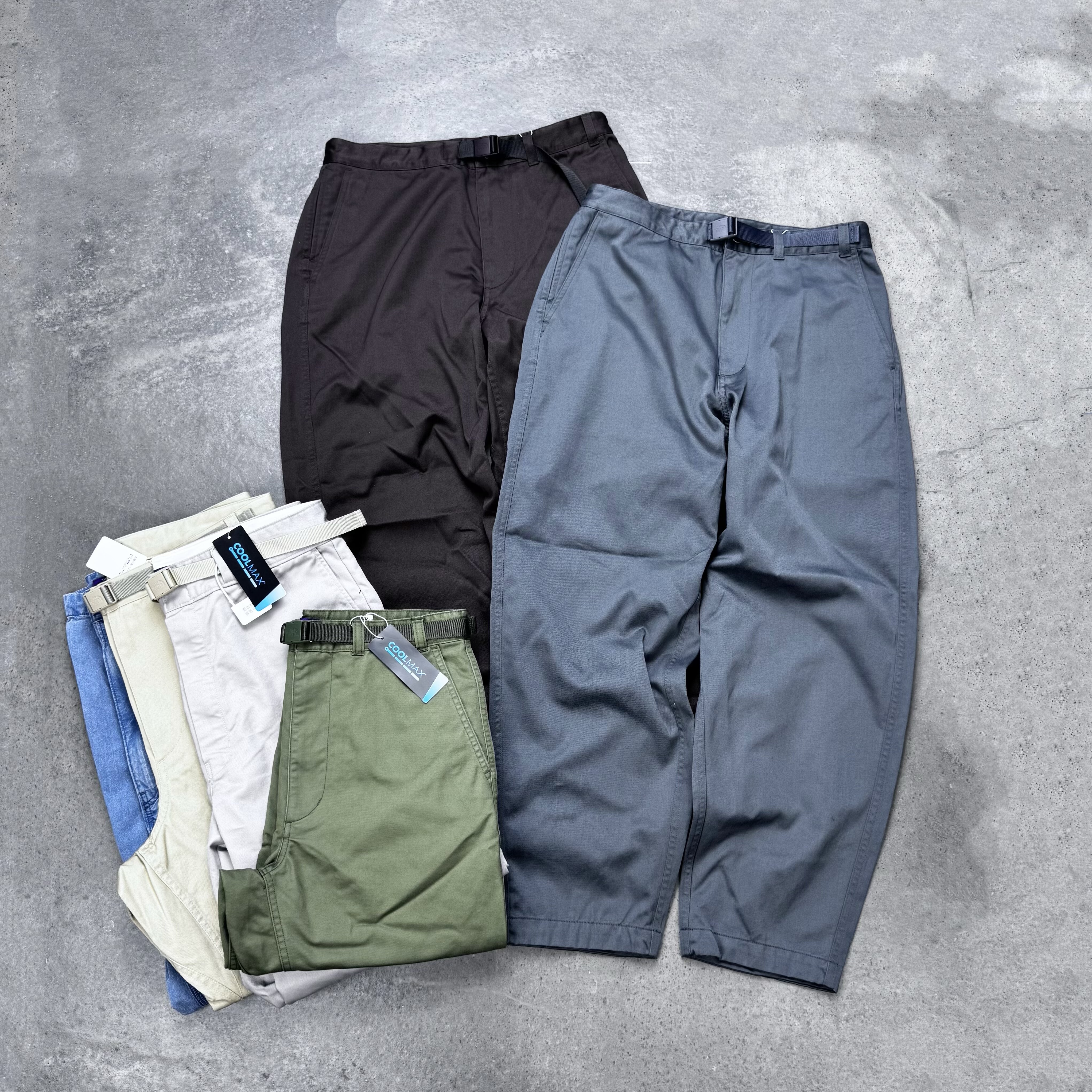 现货 日本紫标 Chino Wide Tapered Field休闲锥形长裤N24FC076