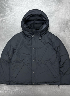 现货日本紫标Double Peak Short Down Parka光电子连帽羽绒服25AW