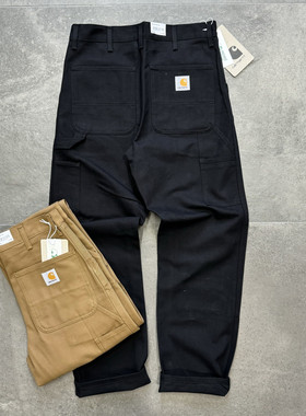 现货Carhartt WIP double knee pant卡哈特双膝重磅工装伐木长裤