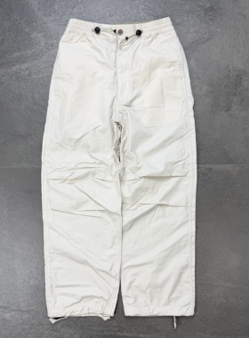 现货nanamica Nylon Twill Deck Pants 26SS尼龙斜纹布直筒伞兵裤