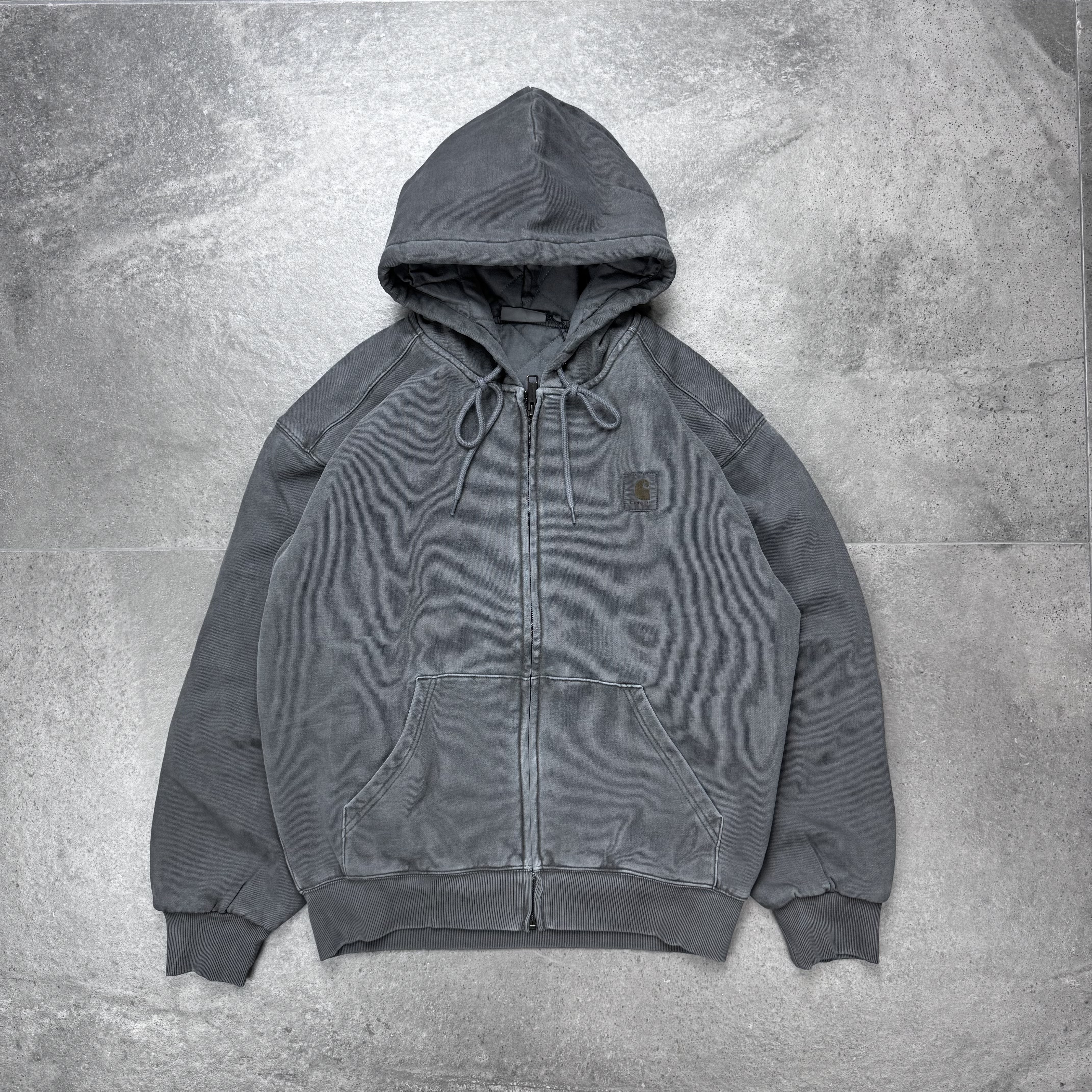 现货Carhartt WIP Vista Hooded Jacket卡哈特重磅拉链厚卫衣外套