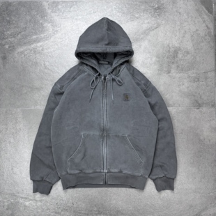 Hooded 现货 Vista WIP Jacket卡哈特重磅水洗拉链外套 Carhartt