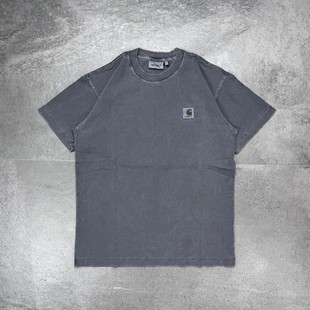 现货 Carhartt WIP Vista T-shirt S/S卡哈特水洗做旧LOGO短袖T恤