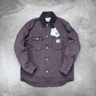 现货Carhartt WIP Mitch Shirt Jac卡哈特米歇尔水洗重磅做旧夹克