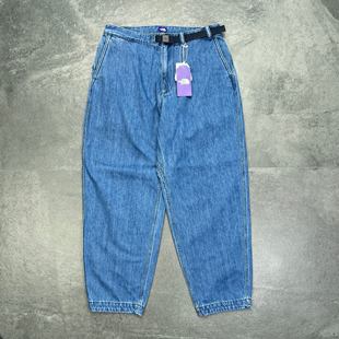 NORTH Wide 现货THE FACE北面紫标Denim N25FC068 Tapered 牛仔裤