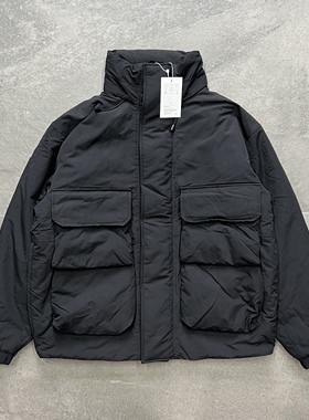 【特价】MONKEY TIME加垫立领多口袋连帽日系工装机能棉服夹克