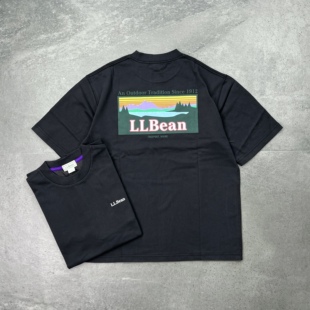 限定卡塔丁山背后印花短袖 现货L.L.Bean 25ss Katahdin Back