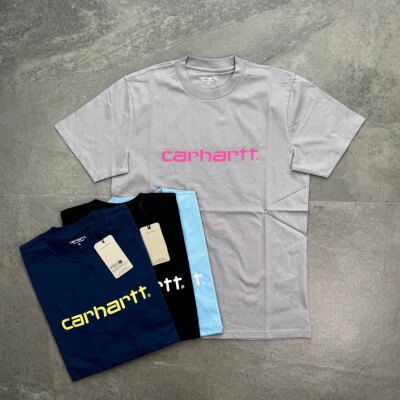 现货 Carhartt WIP S/S Script 卡哈特胸前印花字母LOGO短袖T恤