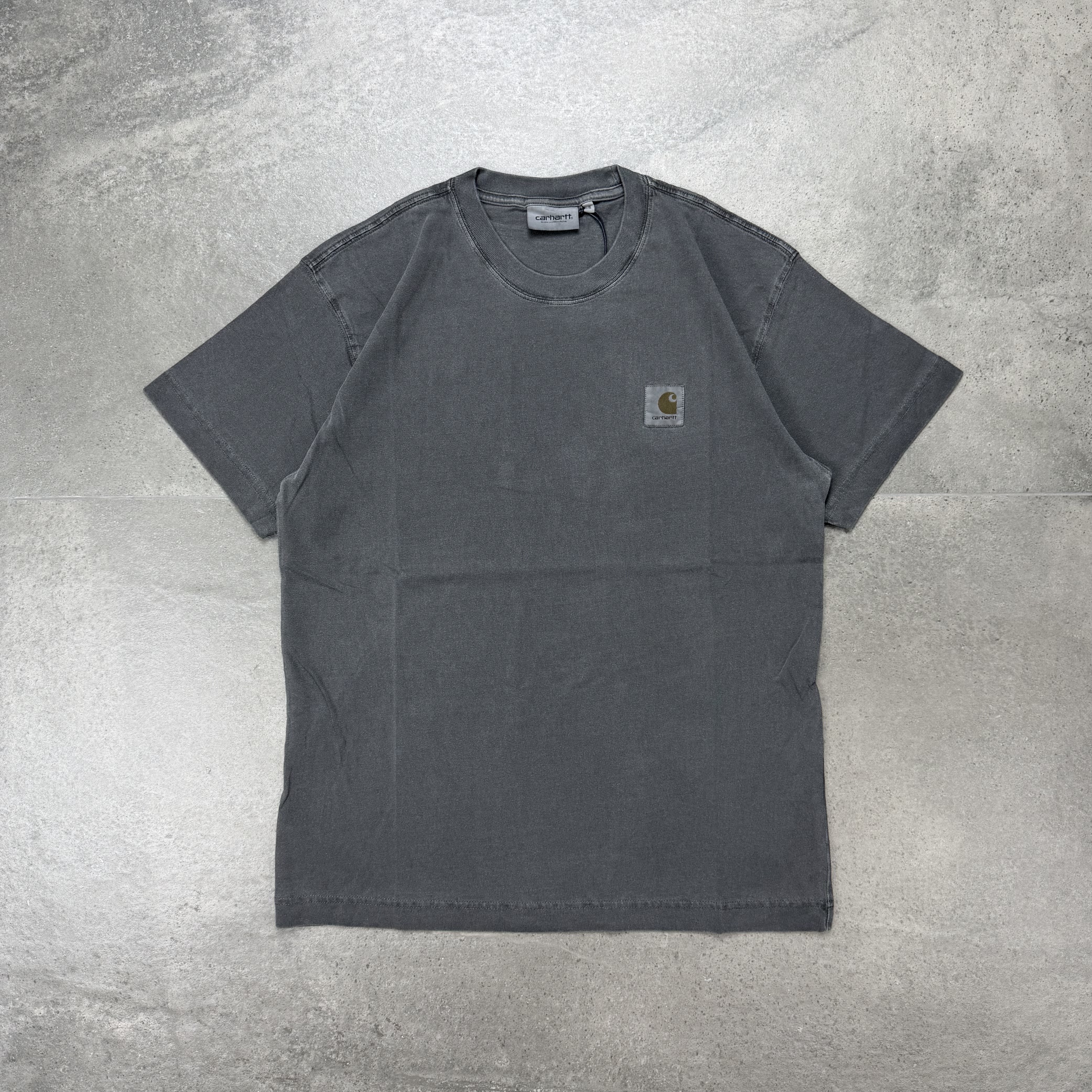 现货 Carhartt WIP Nelson T-Shirt 卡哈特水洗做旧LOGO短袖T恤