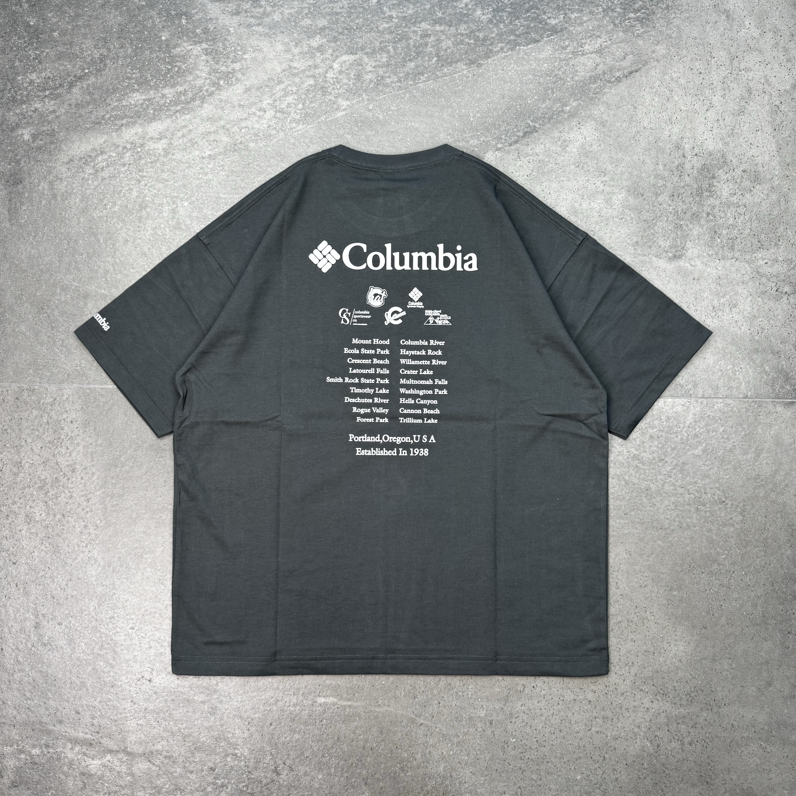 现货Columbia FREAKS STORE哥伦比亚帝国公园目录透气短袖T恤25ss