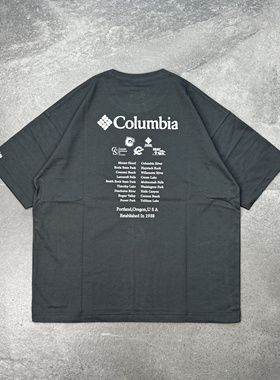 现货Columbia FREAKS STORE哥伦比亚帝国公园目录透气短袖T恤25ss