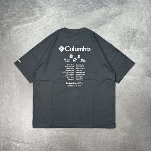 现货Columbia FREAKS STORE哥伦比亚日版帝国公园目录透气短袖T恤