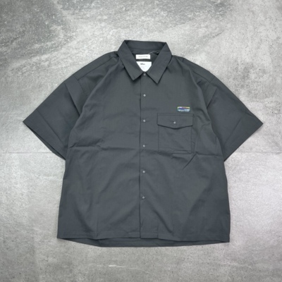 现货 FREAKS STORE AiRide 定番宽松速干透气排汗 工装短袖衬衫