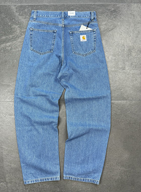 现货Carhartt WIP Landon pant卡哈特宽松锥形重磅水洗工装牛仔裤
