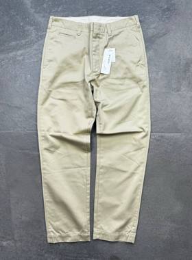 现货 nanamica STRAIGHT CHINO PANTS 直筒奇诺修身长裤SUCS400