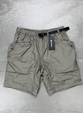 现货Goldwin RIP-STOP SHORTS 26s格子布机能防水休闲短裤GL75172