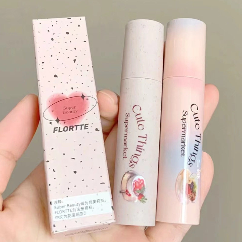正品FLORTTE花洛莉亚怪美莉亚系列奶糕唇霜唇泥雾面细闪唇釉唇膏