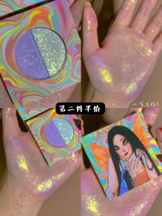 Allin Faith土豆泥高光闪粉钻石粉饼水光卧蚕灰棕色鼻影修容omega