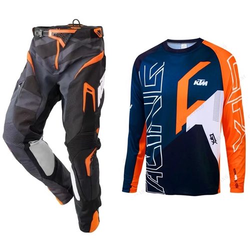 K套装长裤长T恤越野摩托车骑行套装