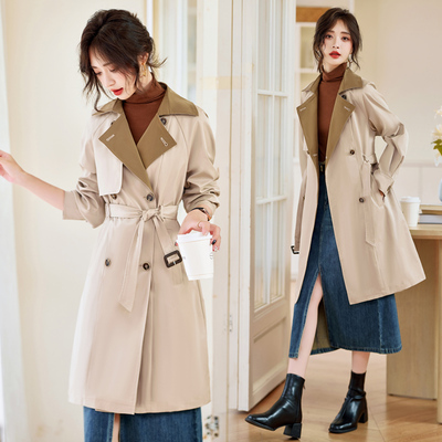 风衣外套女款爆款高端大气