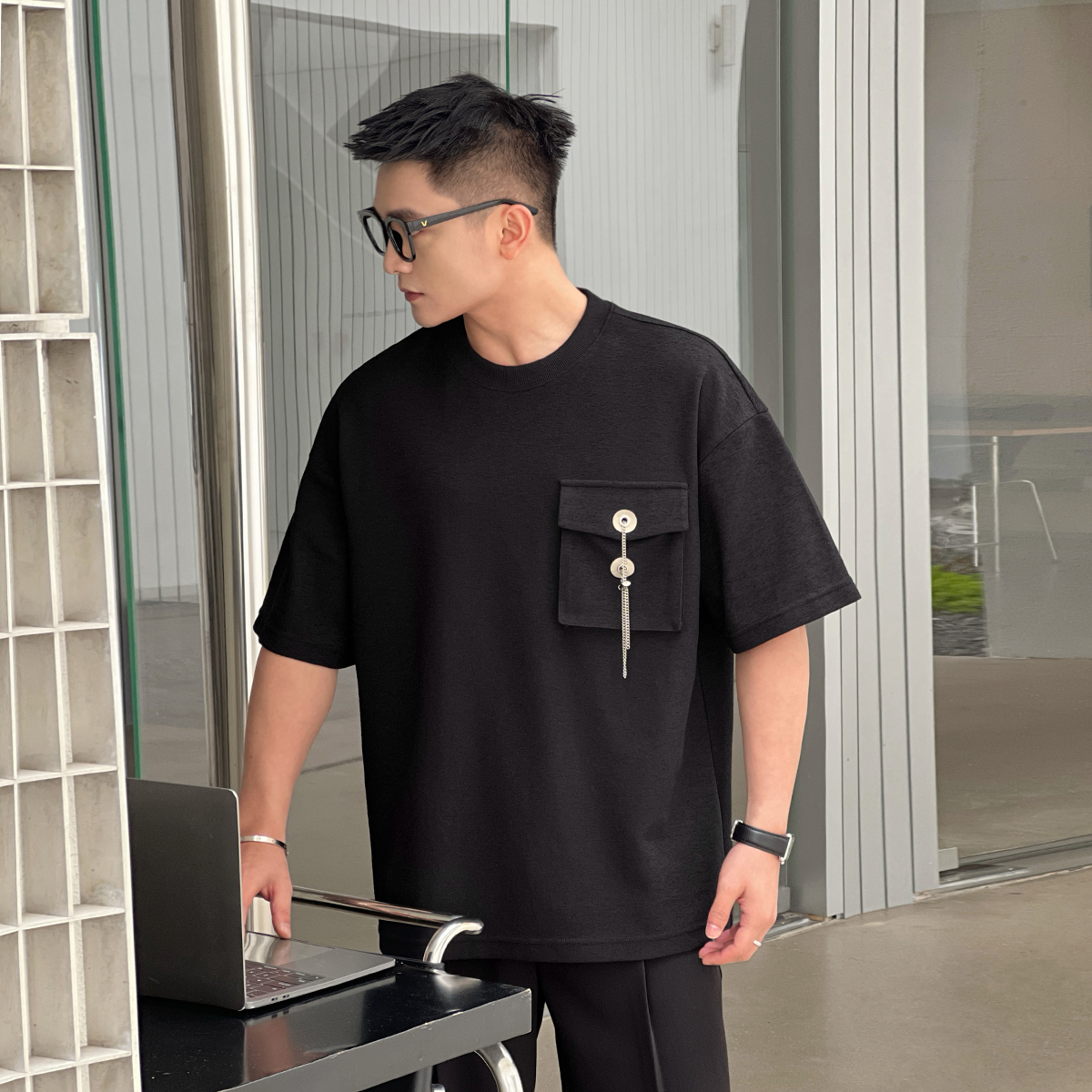 22号穿搭【中式信封设计】短袖男