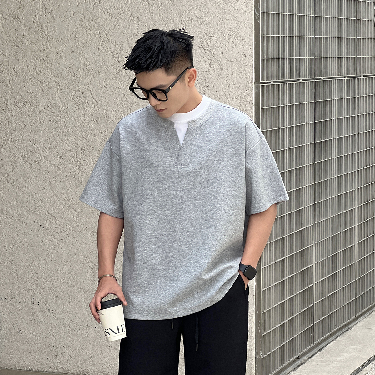 22号穿搭【老钱慵懒感】短袖男