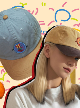 萨刻马卡龙夏季棒球帽子防晒防紫外线遮阳出游旅游小红书情侣ins