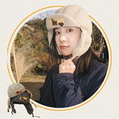 人造羽绒棉帽子超保暖大头围雷锋帽飞行员帽骑车防寒滑雪小土豆